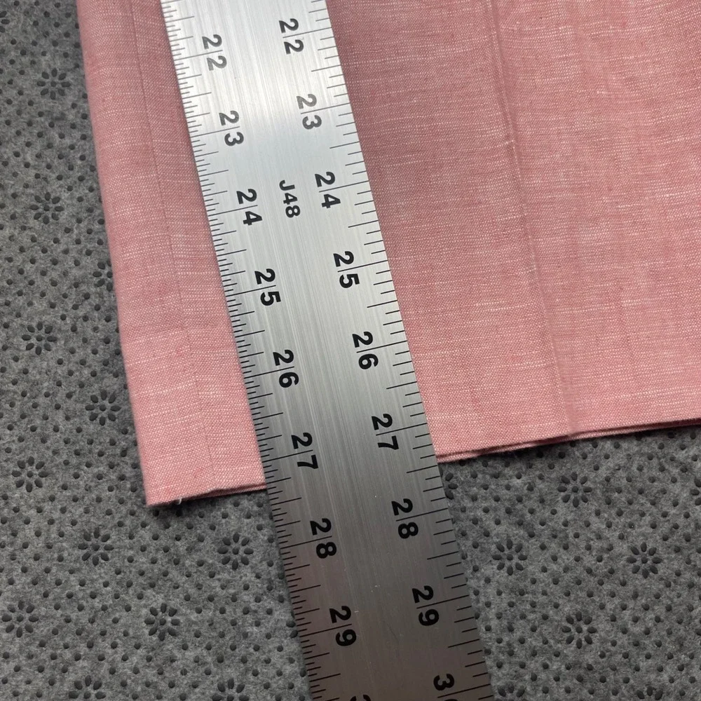 Joseph Abboud Mens Pink Linen Blend Flat Front Dress Pants 38x28 Summer Beach